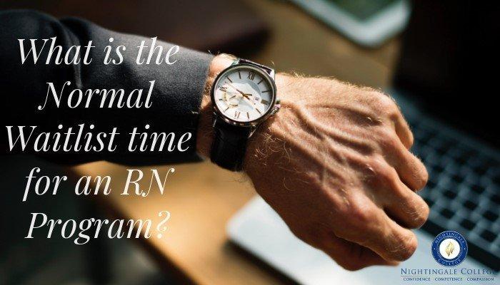 What is the average waitlist time for a nursing program? - Nightingale