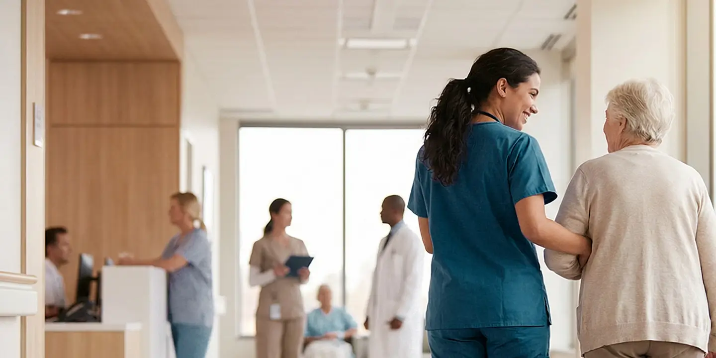nurse with 